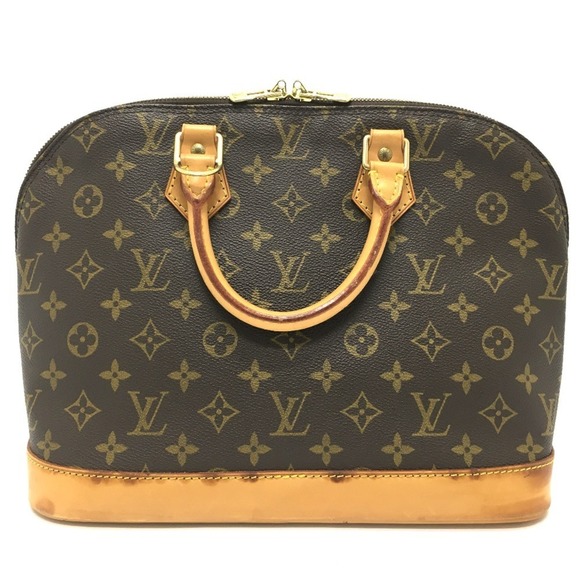 LOUIS VUITTON Brown Monogram Canvas Alma Shoulder Bag - Picture 1 of 12